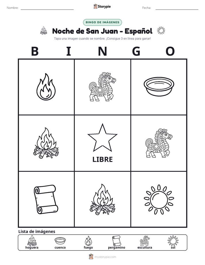 Bingo de Imágenes