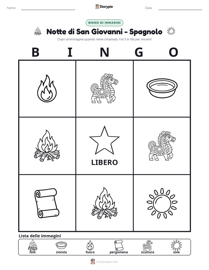 Bingo delle Immagini