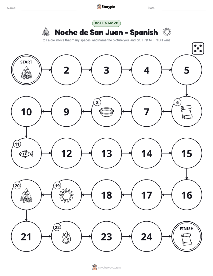Roll & Move Game