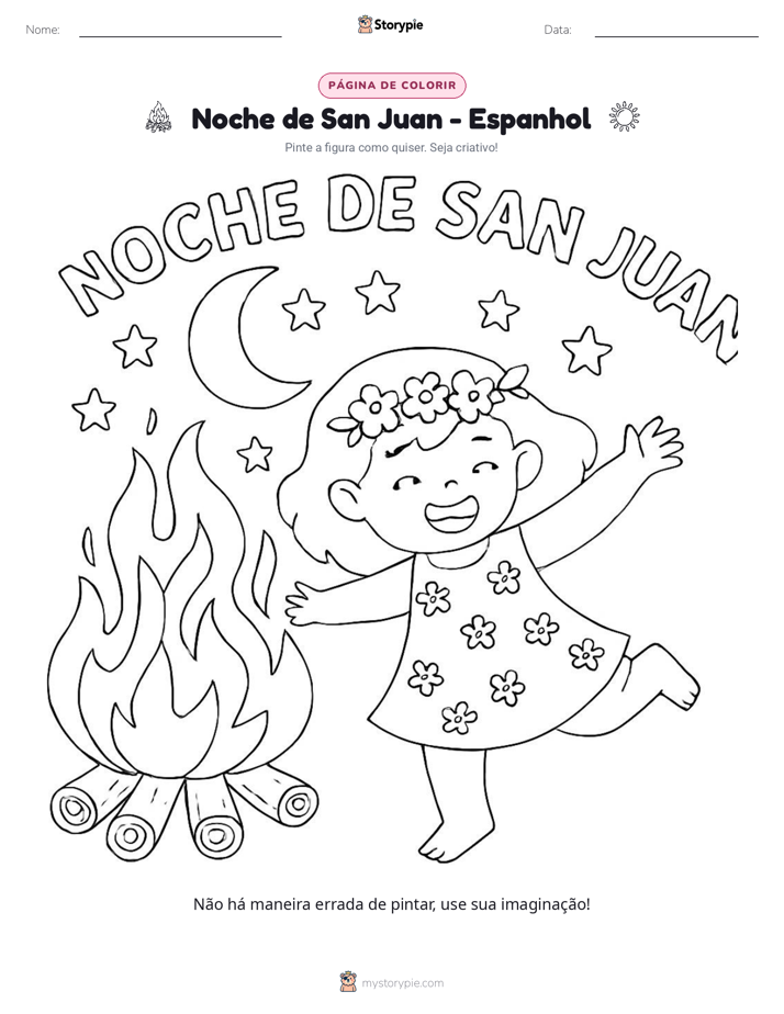 Página para colorir