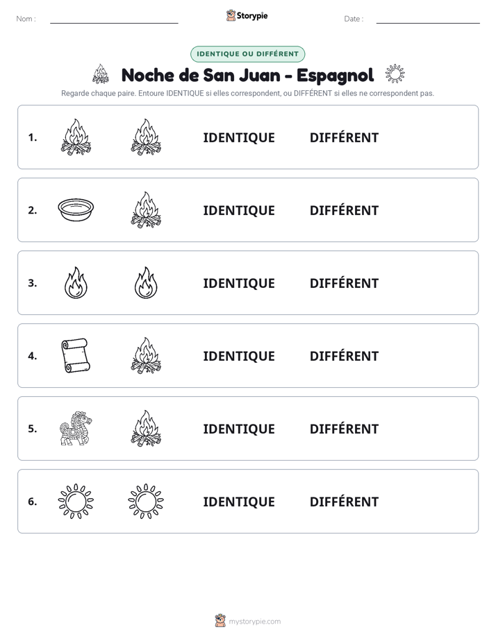 Identique ou Différent