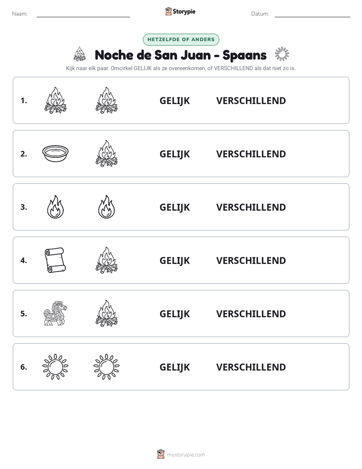 Zelfde of Verschillend