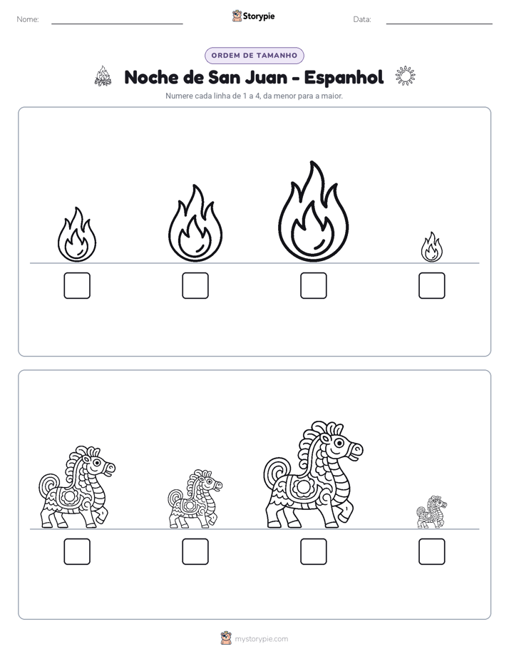 Ordem de Tamanho