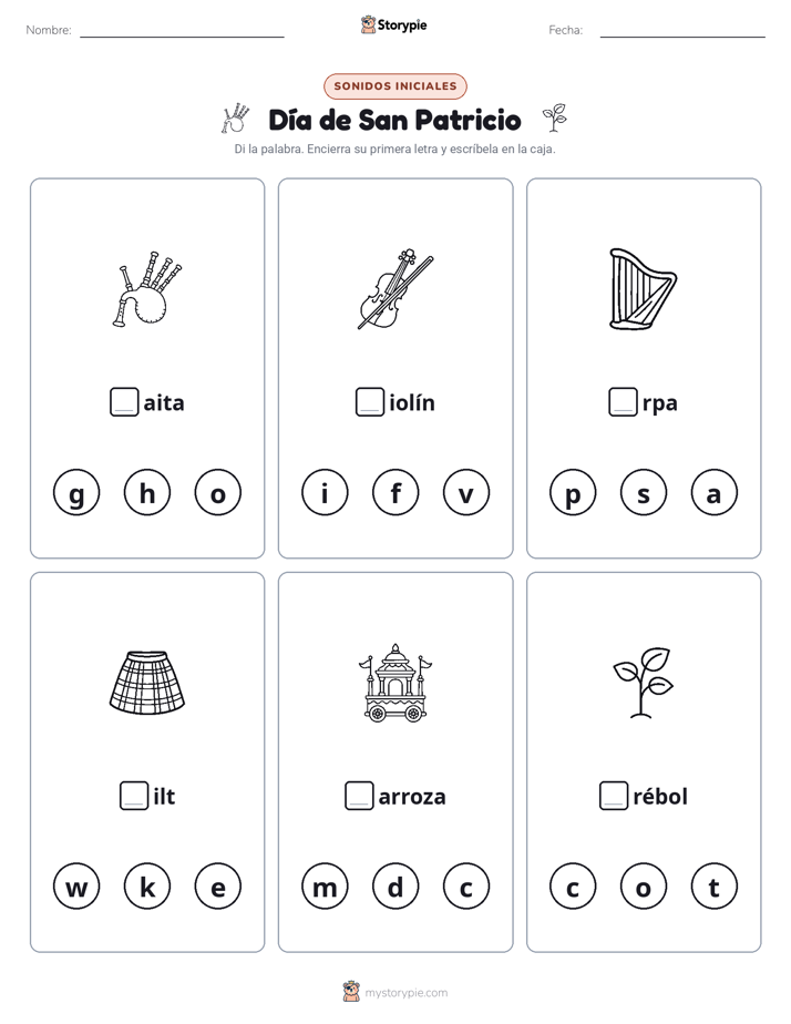 Sonidos Iniciales