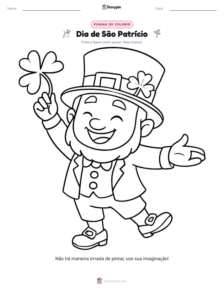 Página para colorir