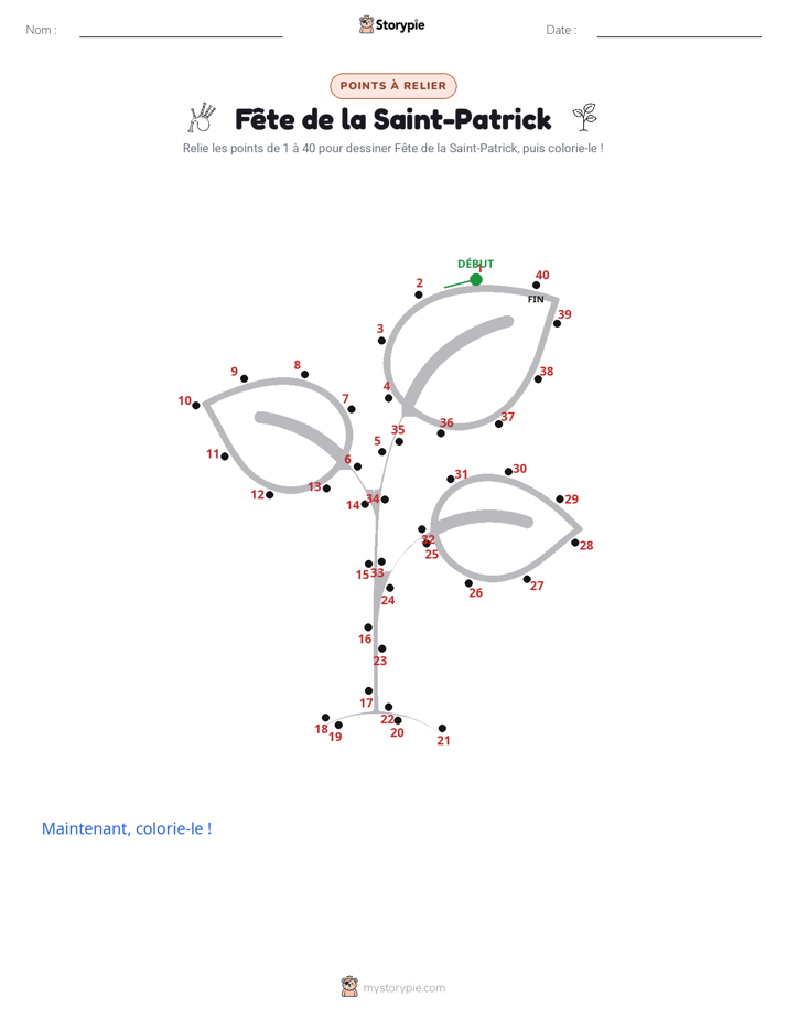 Relie les points
