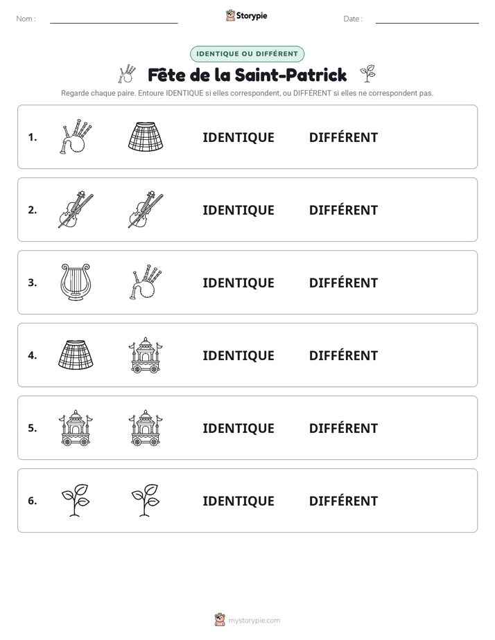Identique ou Différent