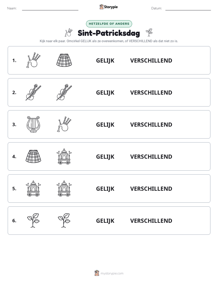 Zelfde of Verschillend