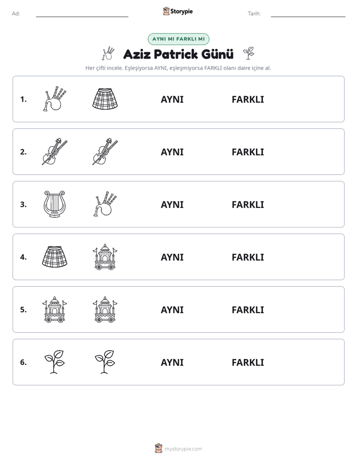 Aynı mı Farklı mı