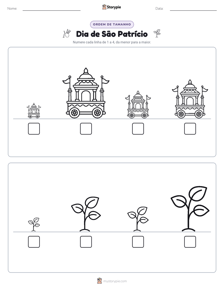 Ordem de Tamanho