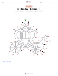 Doudou - Belgian printable worksheet preview