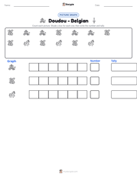 Doudou - Belgian printable worksheet preview