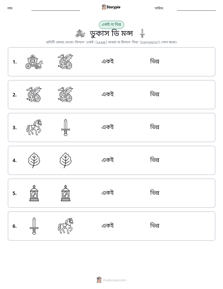 একই বা ভিন্ন