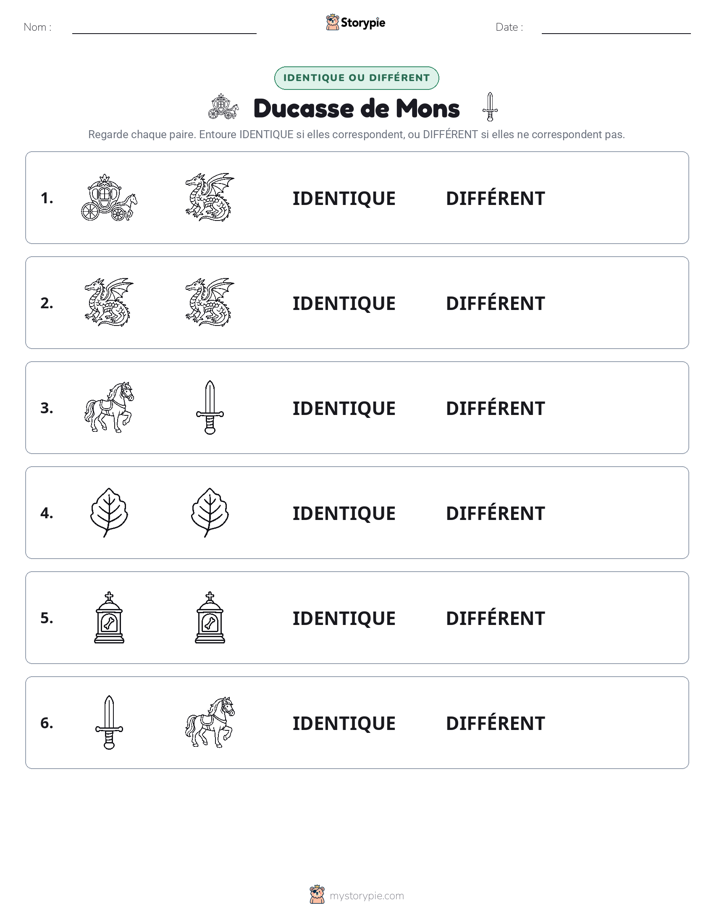 Identique ou Différent