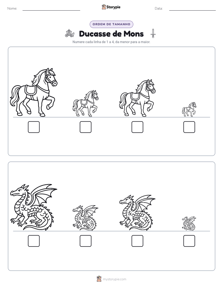 Ordem de Tamanho
