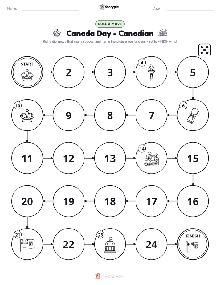 Roll & Move Game