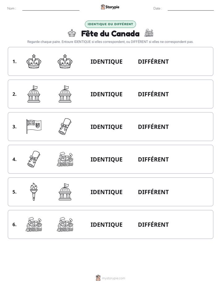 Identique ou Différent