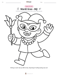 Xem trước tài liệu in sẵn Mardi Gras - Mỹ