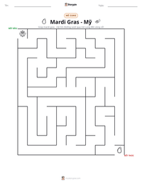 Xem trước tài liệu in sẵn Mardi Gras - Mỹ