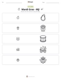 Xem trước tài liệu in sẵn Mardi Gras - Mỹ
