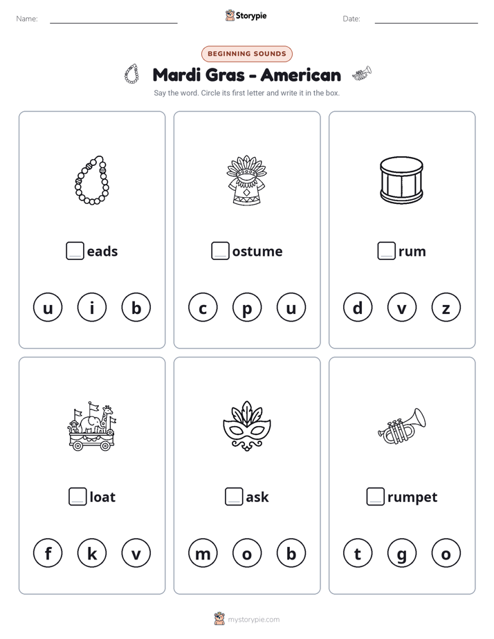 Beginning Sounds