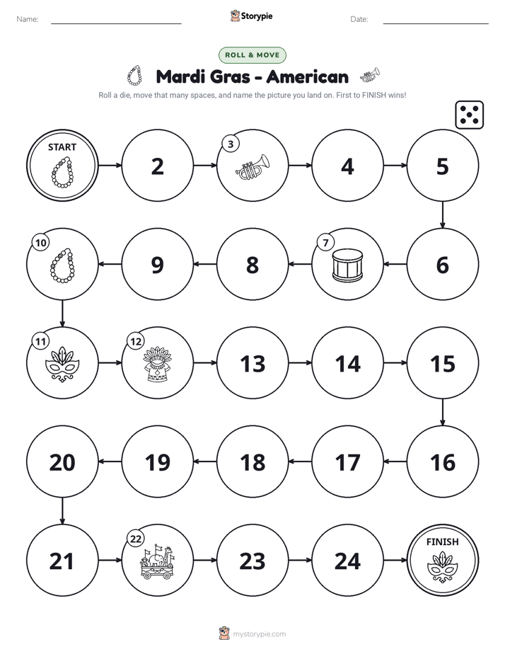 Roll & Move Game
