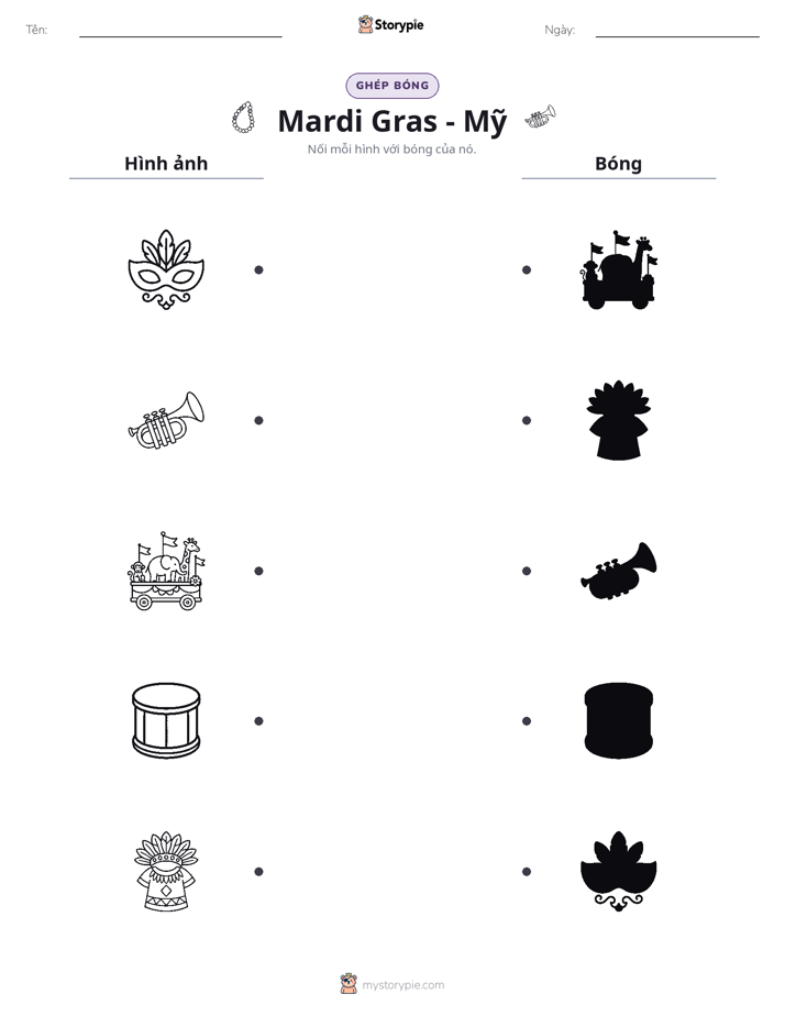 Ghép Hình Bóng