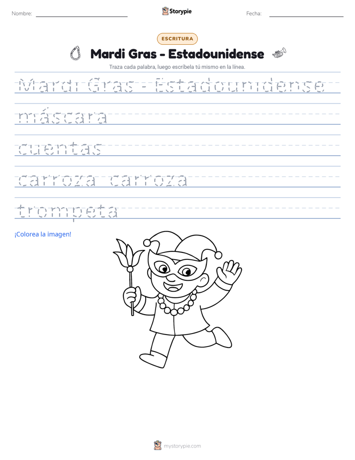 Práctica de Escritura