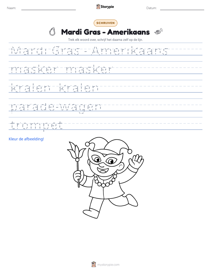 Schrijf Oefening