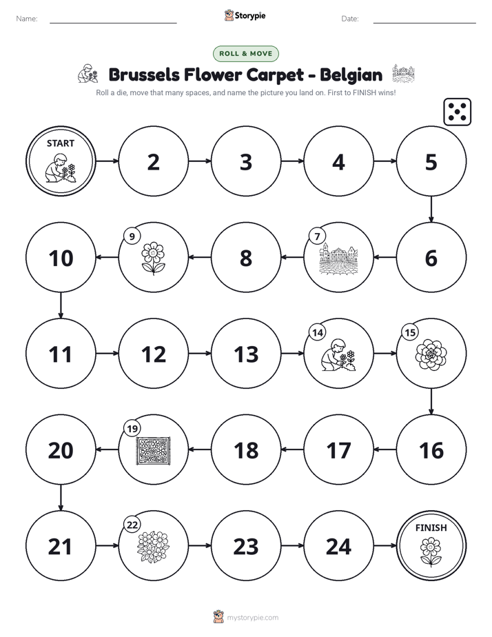 Roll & Move Game