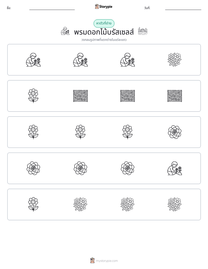 ตัวที่แตกต่าง