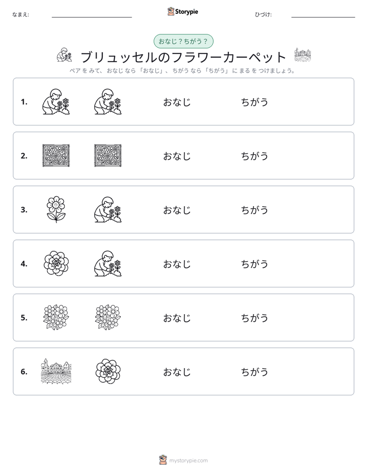 同じか違うか