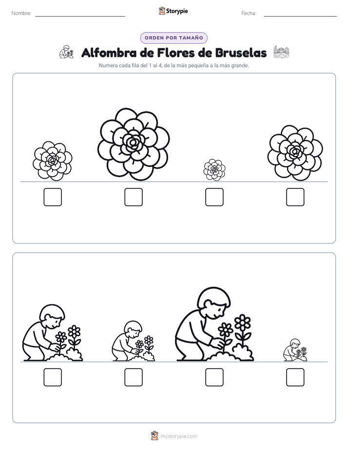 Orden de Tamaños