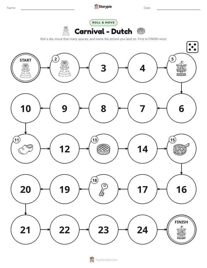 Roll & Move Game