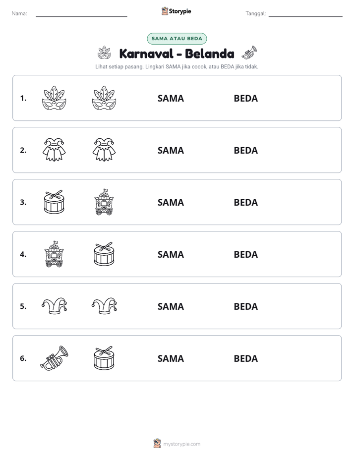 Sama atau Berbeda