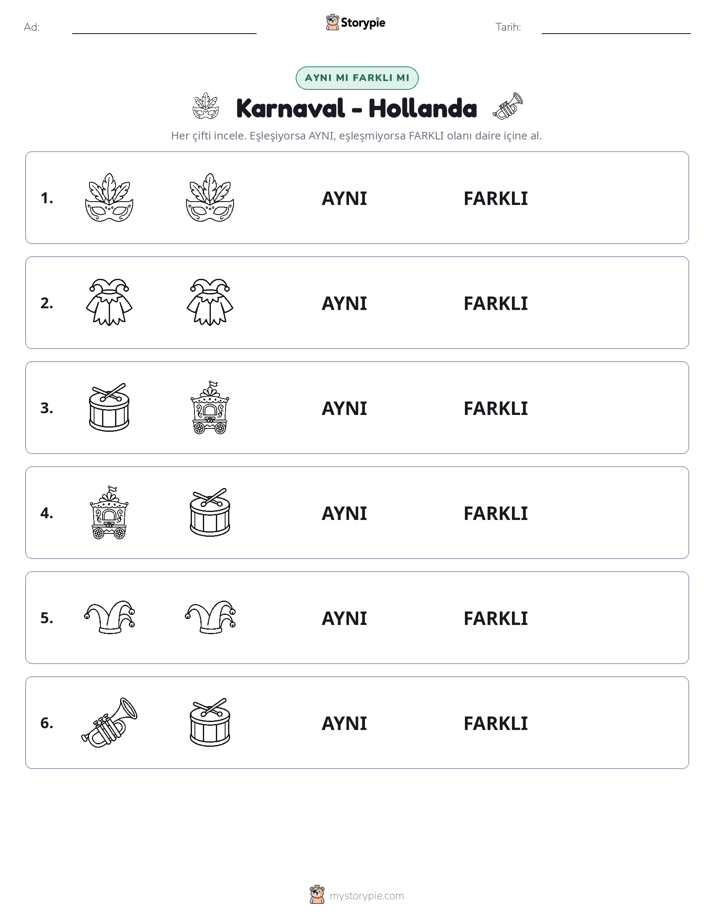 Aynı mı Farklı mı