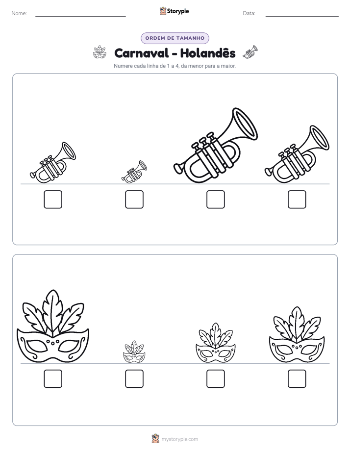 Ordem de Tamanho