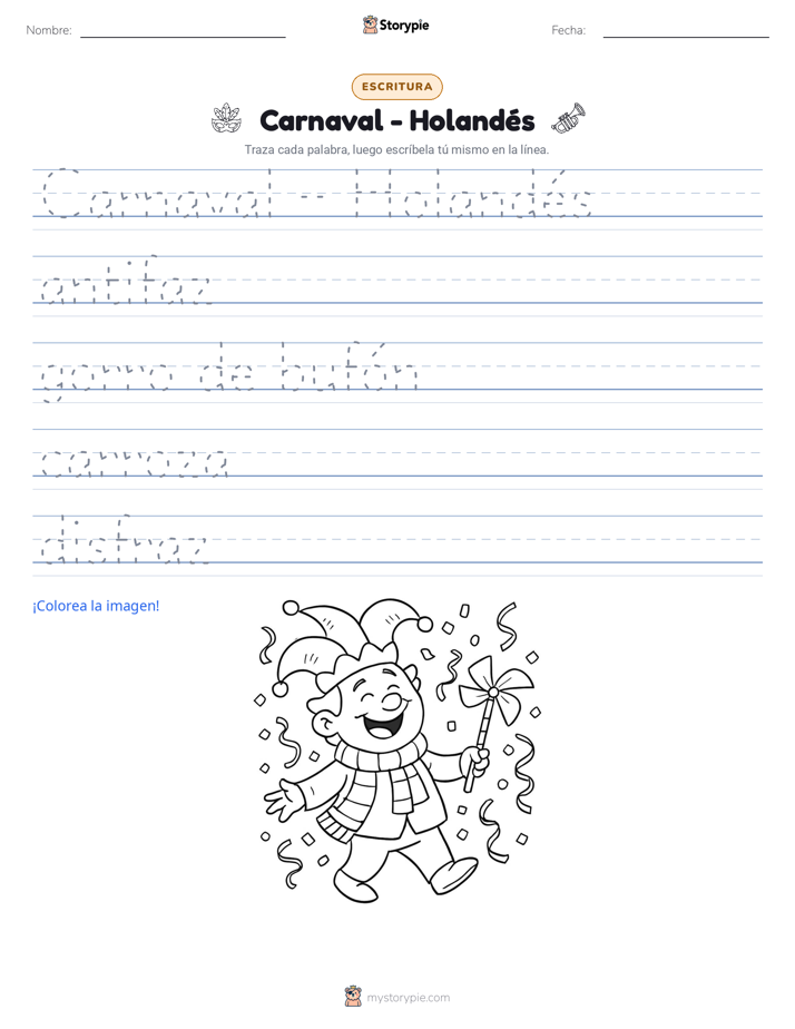 Práctica de Escritura