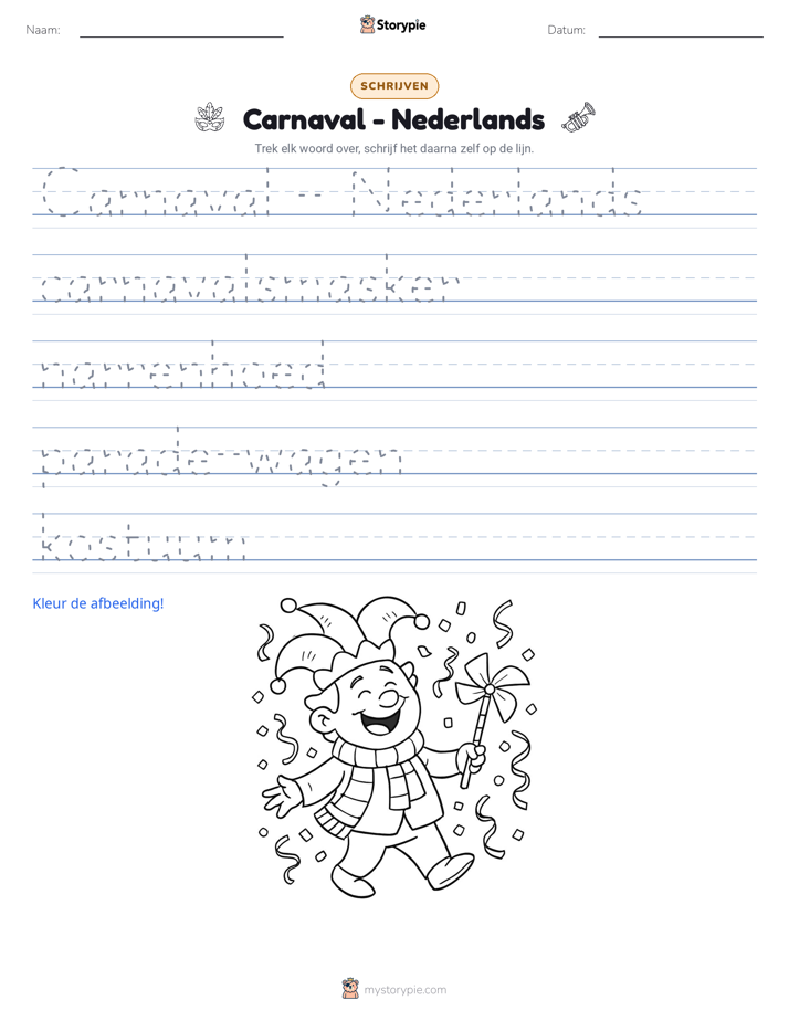 Schrijf Oefening