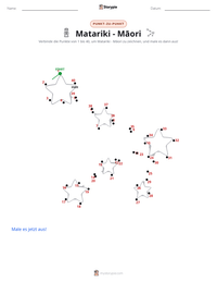 Matariki - Māori druckbare Arbeitsblatt Vorschau