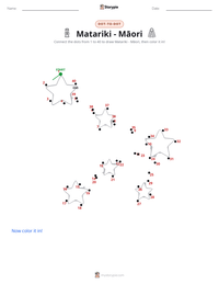 Matariki - Māori printable worksheet preview