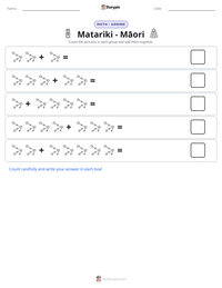 Matariki - Māori printable worksheet preview