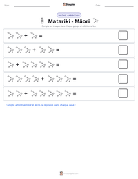 Aperçu de la feuille de travail imprimable Matariki - Māori