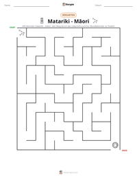 Matariki - Māori druckbare Arbeitsblatt Vorschau