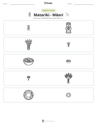 Matariki - Māori druckbare Arbeitsblatt Vorschau