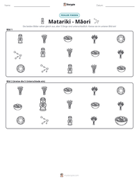 Matariki - Māori druckbare Arbeitsblatt Vorschau