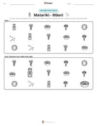 Xem trước tài liệu in sẵn Matariki - Māori