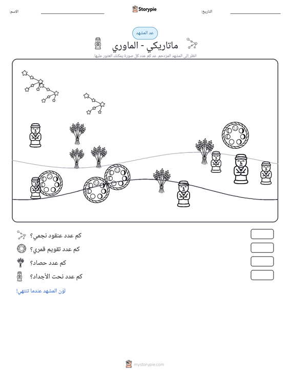مشهد العد