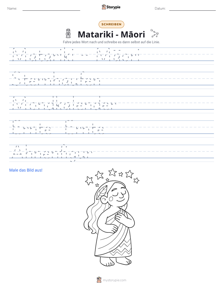 Schreibübung