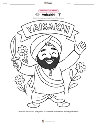 Anteprima della scheda stampabile di Vaisakhi